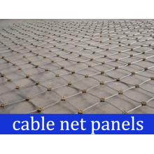 Paneles de red de cable de estabilización de roca